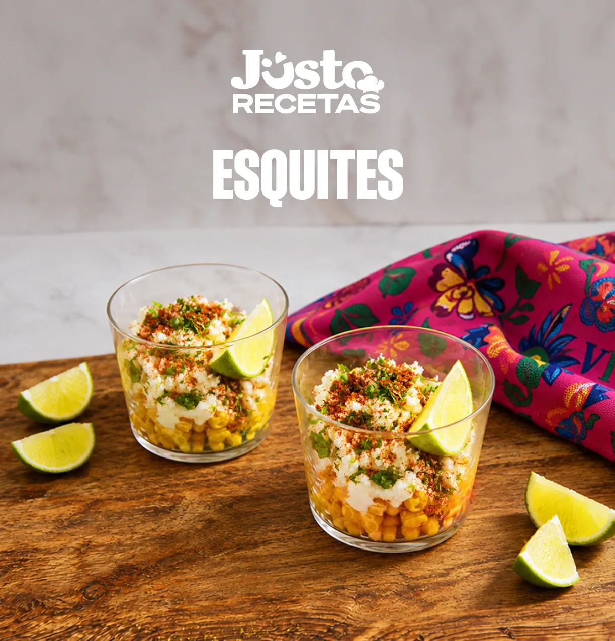 Receta de tostadas de esquites