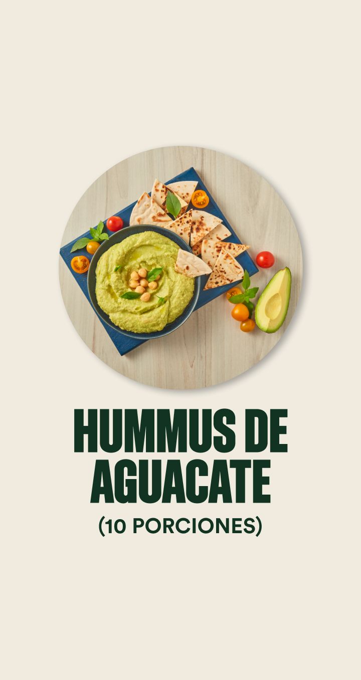 Hummus de aguacate.