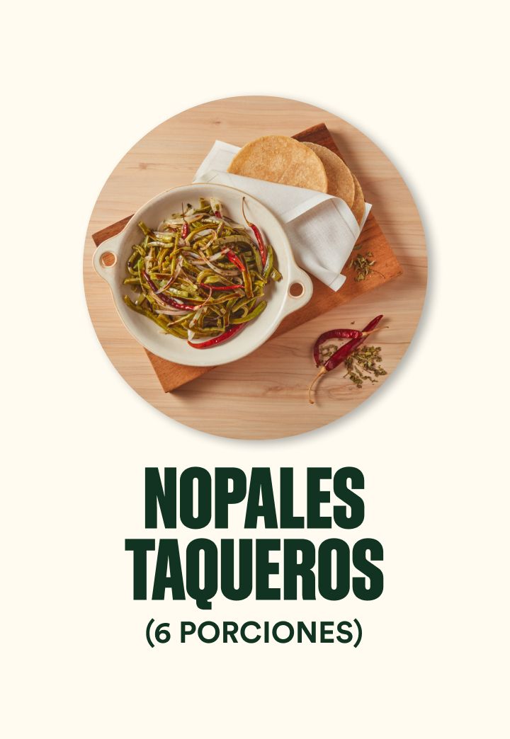 Nopales taqueros.