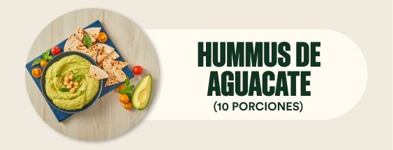 Hummus de aguacate.