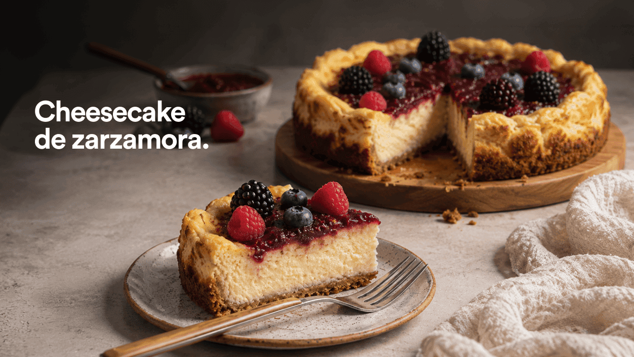 Cheesecake de zarzamora