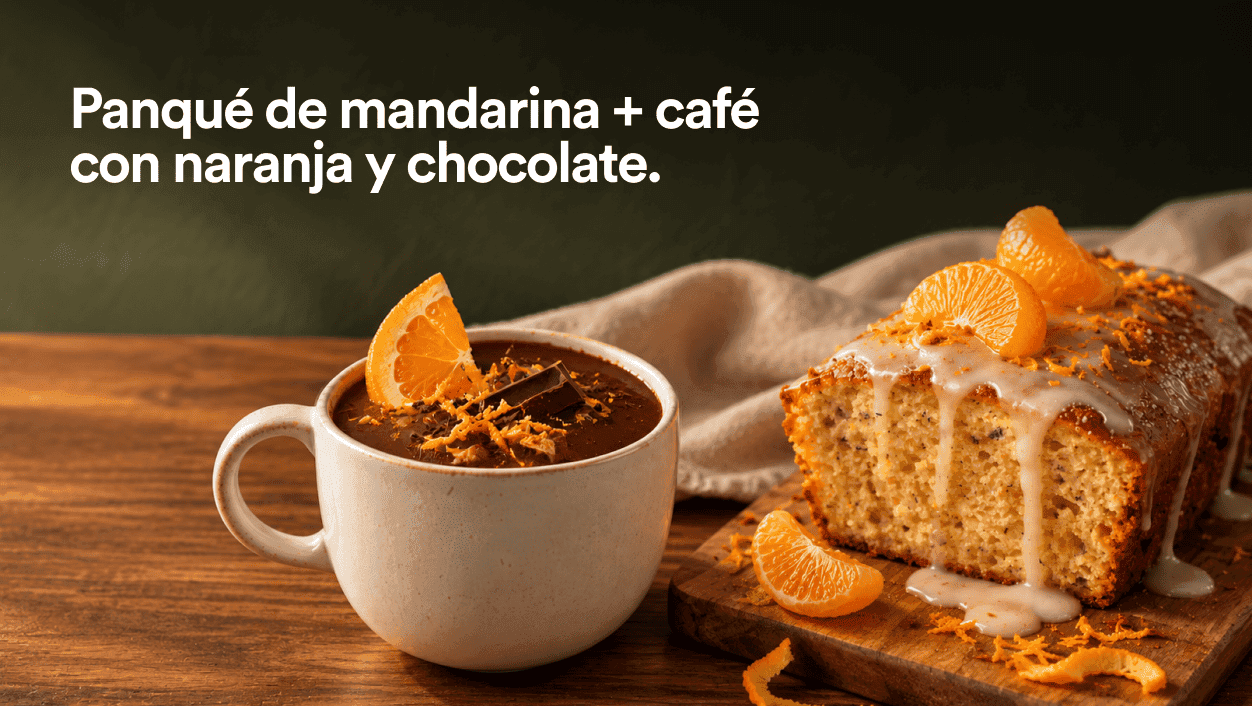Panqué de mandarina